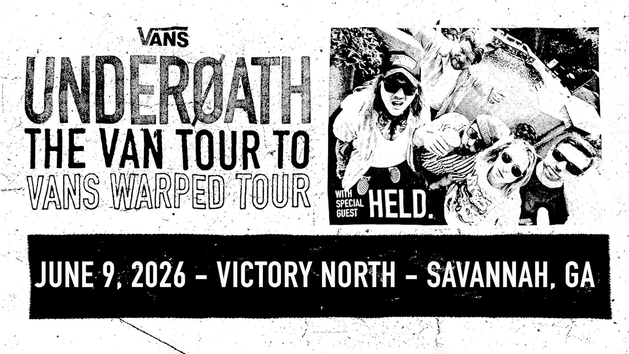 Underoath: the Van Tour to Vans Warped Tour w/ Special Guest Held.