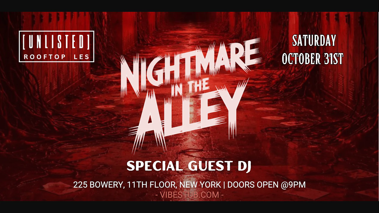 Unlisted Rooftop Halloween Party - Saturday 10/31 (The Untitled Hotel LES)
