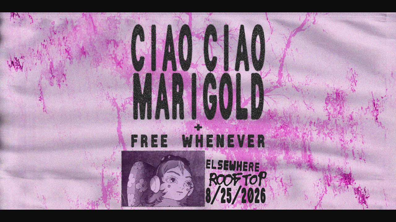 Ciao Ciao Marigold, Free Whenever