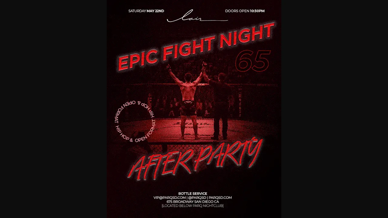 Epic Fight Night- After Party