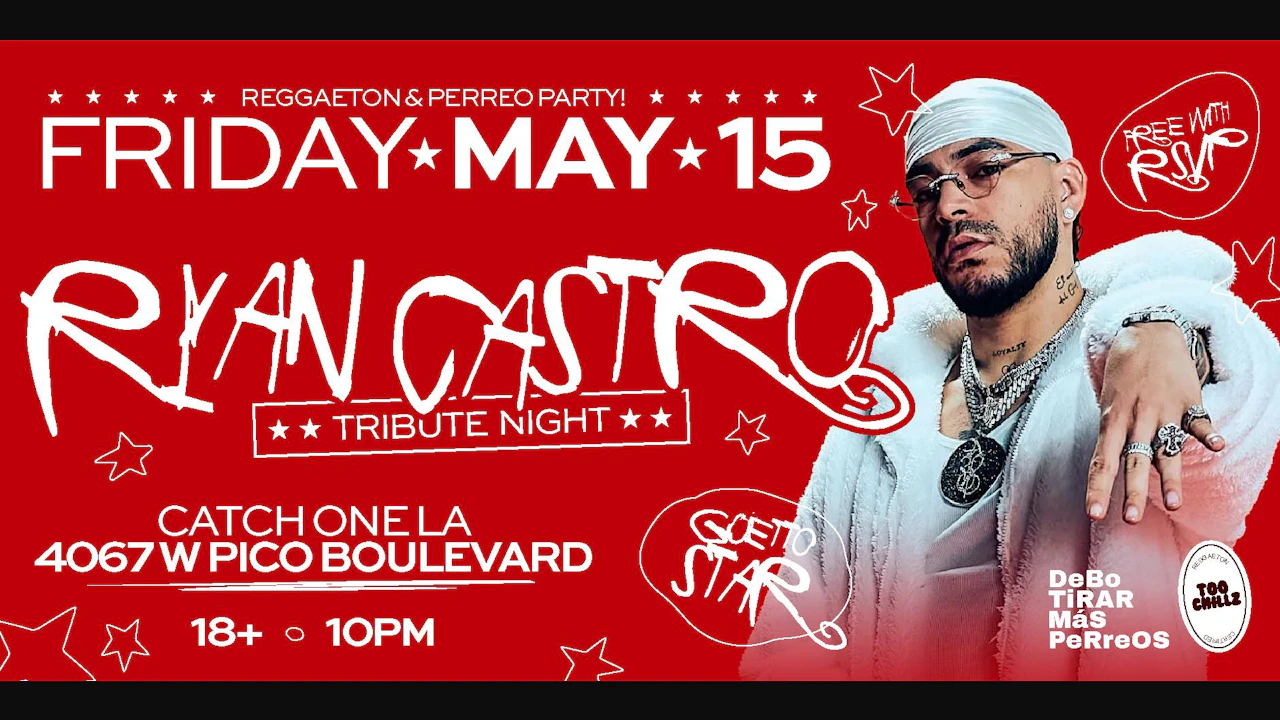 Ryan Castro Night @ Catch One Los Angeles