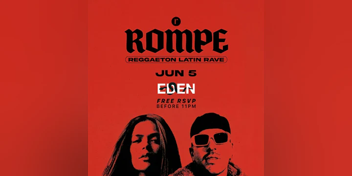 Rompe - Reggaeton Latin Rave → FREE RSVP (21+)