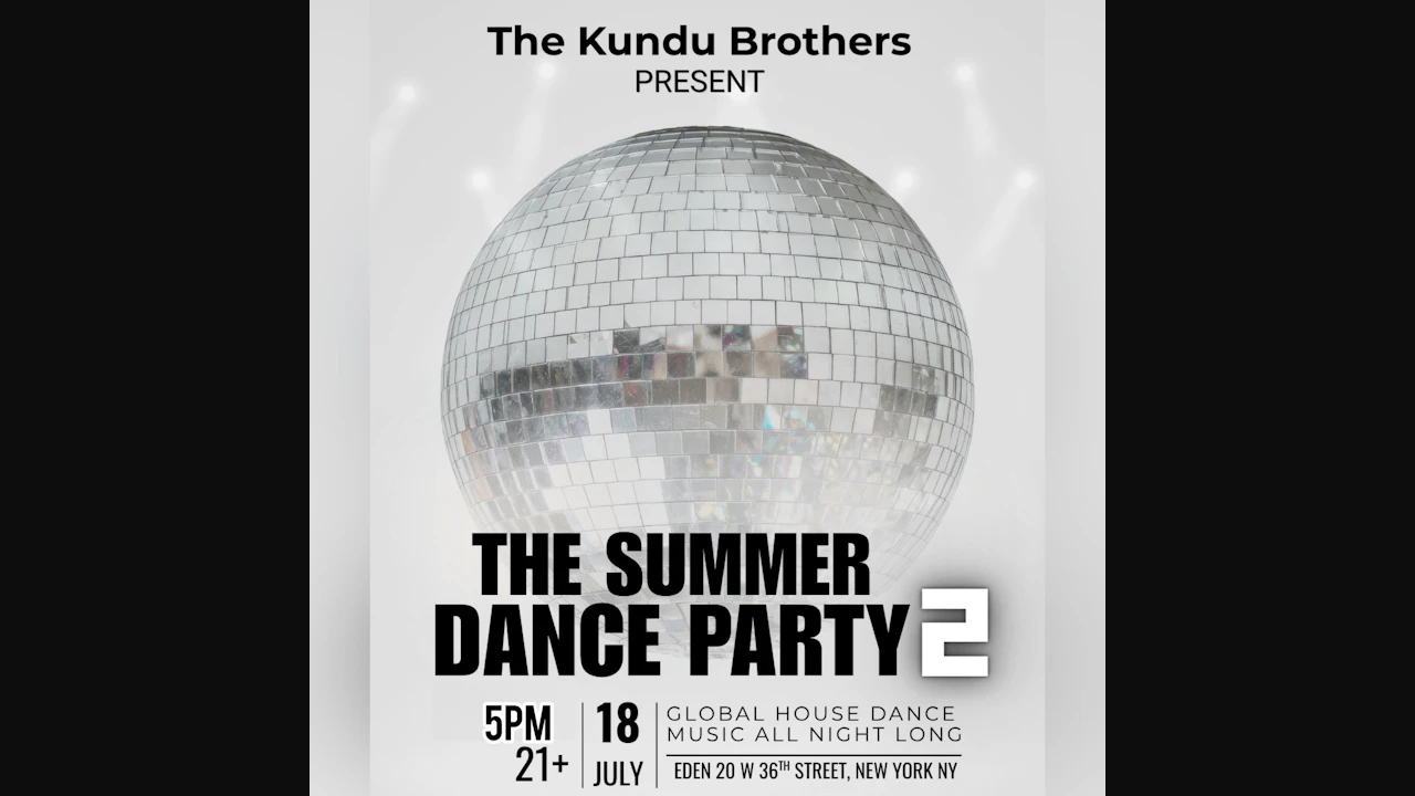 The Summer Dance Party 2 with THE KUNDU BROTHERS