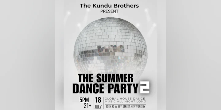 The Summer Dance Party 2 with THE KUNDU BROTHERS