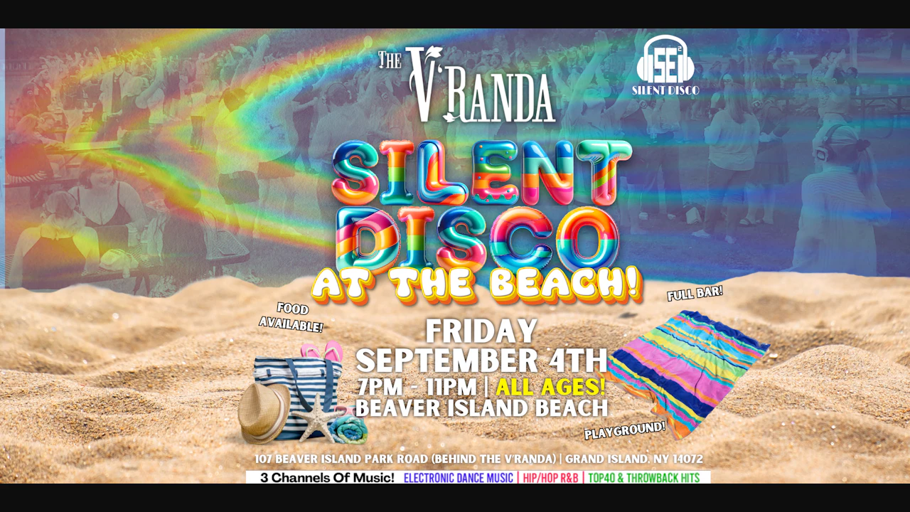Silent Disco AT THE BEACH @ Beaver Island Beach! (ALL AGES)