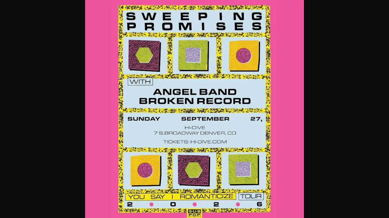 Sweeping Promises + Angel Band + Broken Record (Low Tickets)