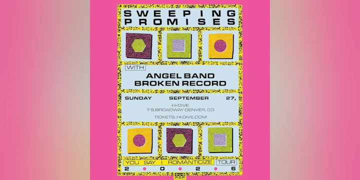Sweeping Promises + Angel Band + Broken Record (Low Tickets)