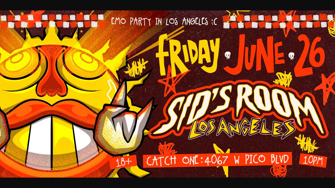 Sid's Room: Emo Night @ Catch One Los Angeles