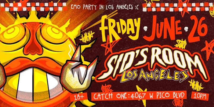 Sid's Room: Emo Night @ Catch One Los Angeles