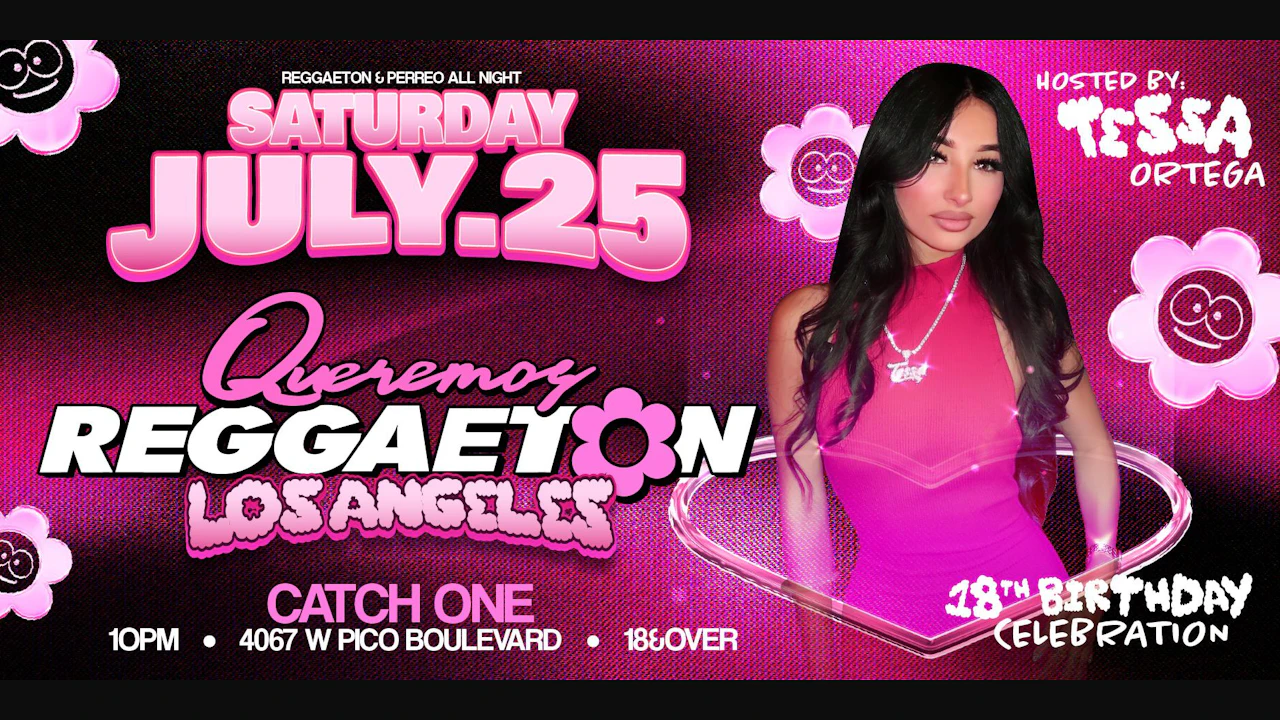Queremos Reggaeton Party @ Catch One LA 18+