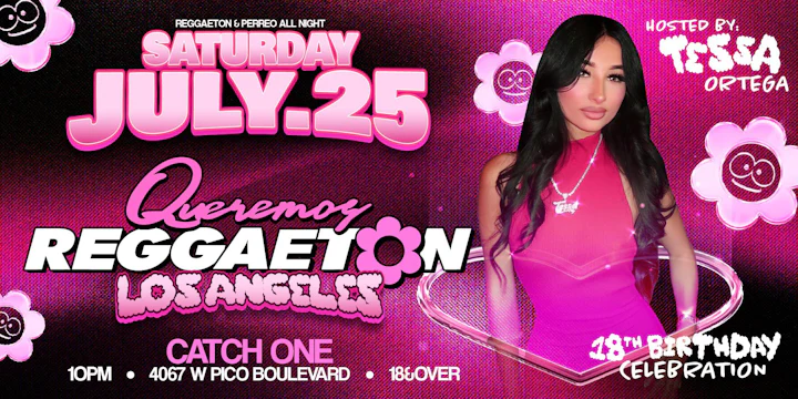 Queremos Reggaeton Party @ Catch One LA 18+