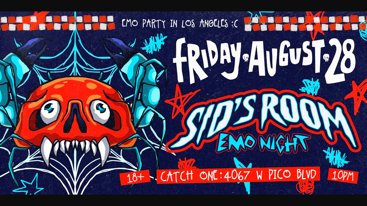 Sid's Room: Emo Night @ Catch One Los Angeles