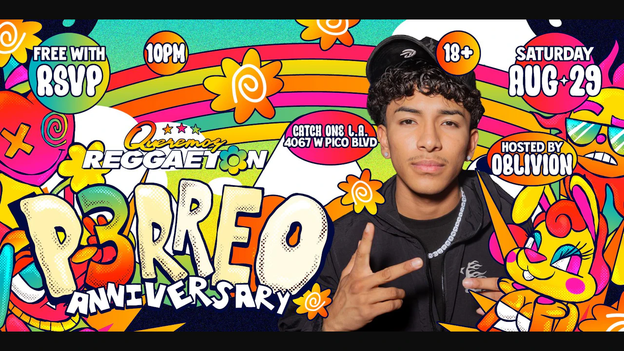 Queremos Reggaeton Party @ Catch One LA 18+