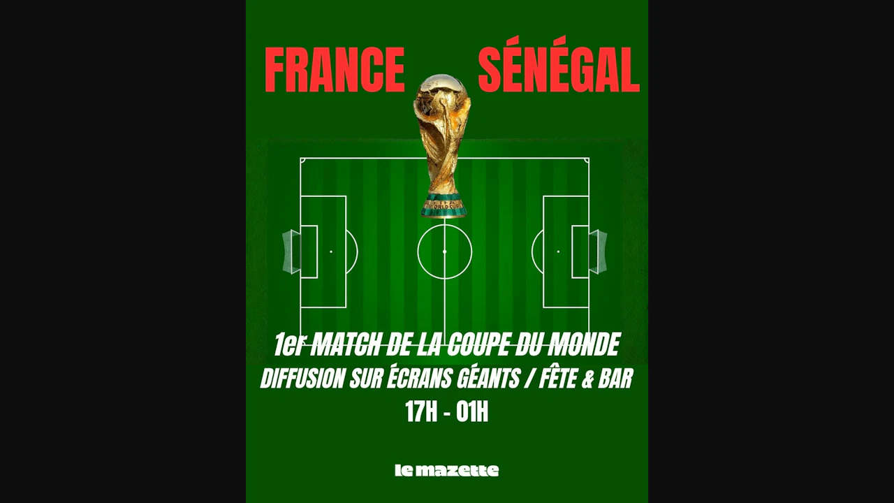 Coupe Du Monde : France - Sénégal