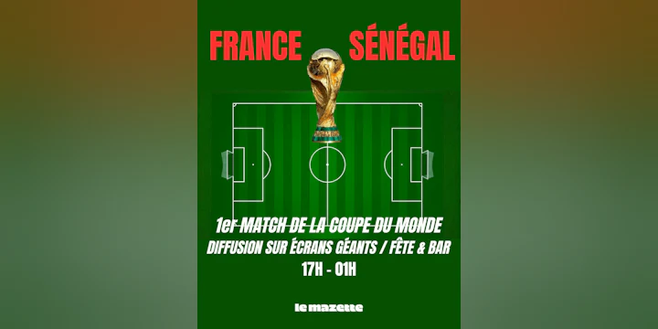 Coupe Du Monde : France - Sénégal