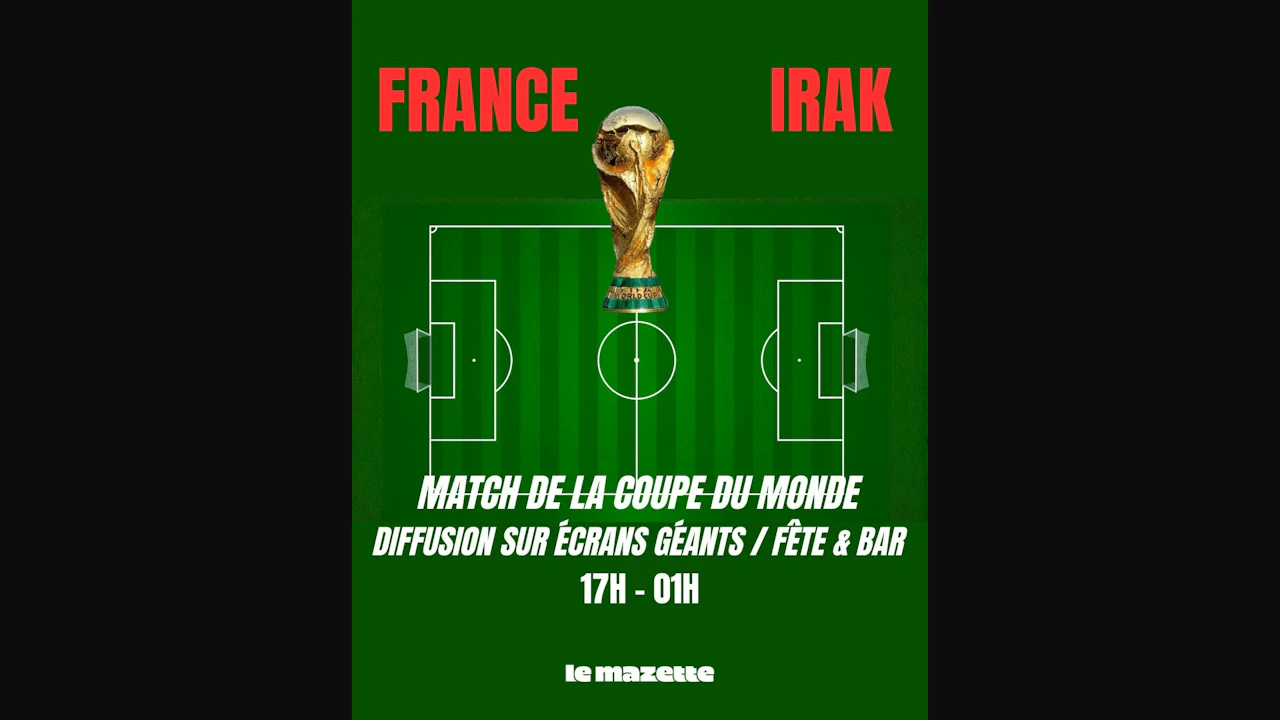 Coupe Du Monde : France - Irak