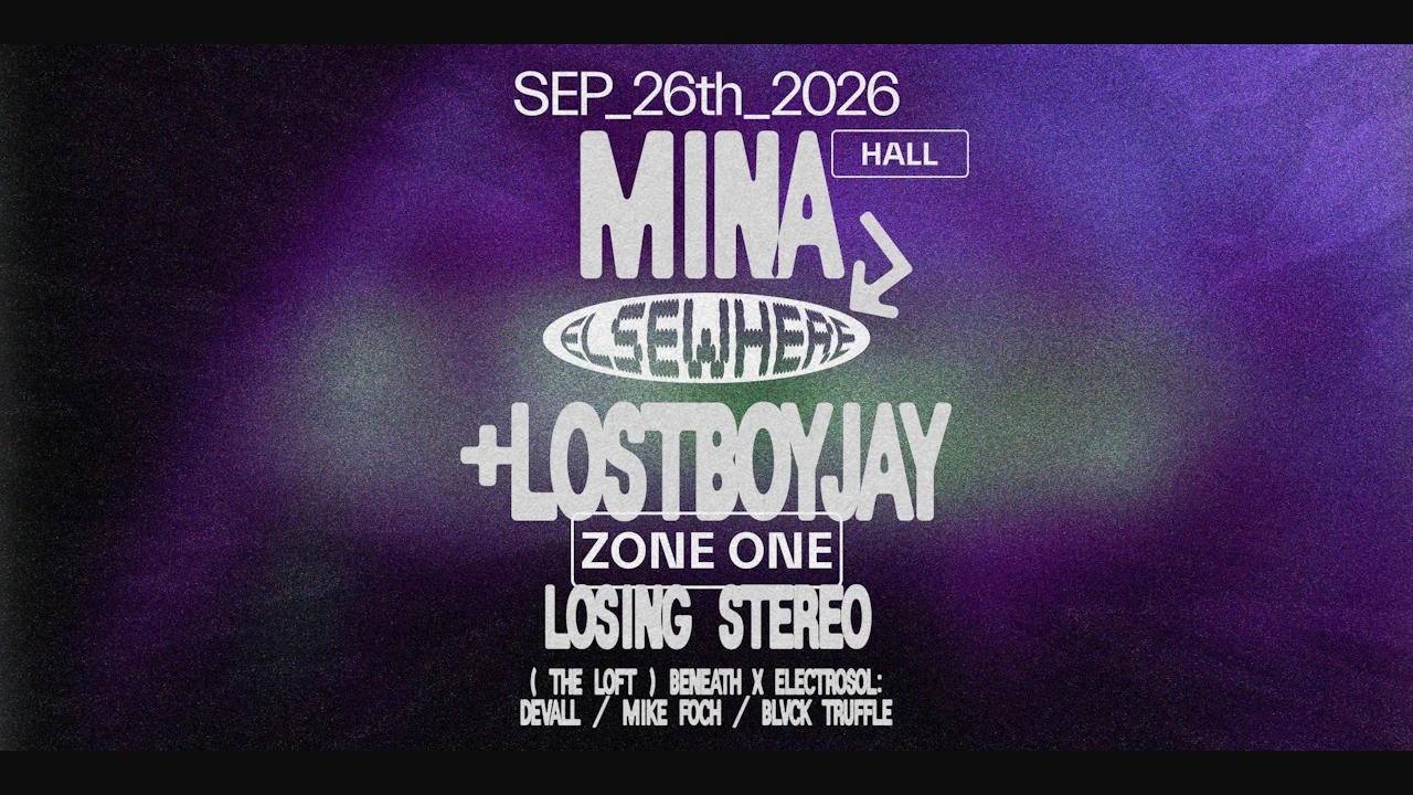 Mina, Lostboyjay, Losing Stereo, Beneath x Electrosol