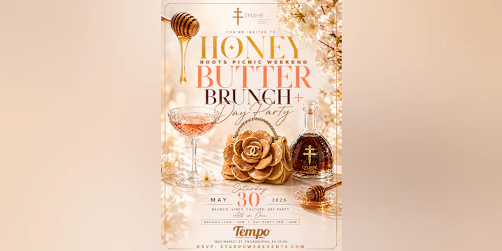 Honey Butter Brunch + Day Party | Roots Picnic Kickoff Sponsored by D'USSE