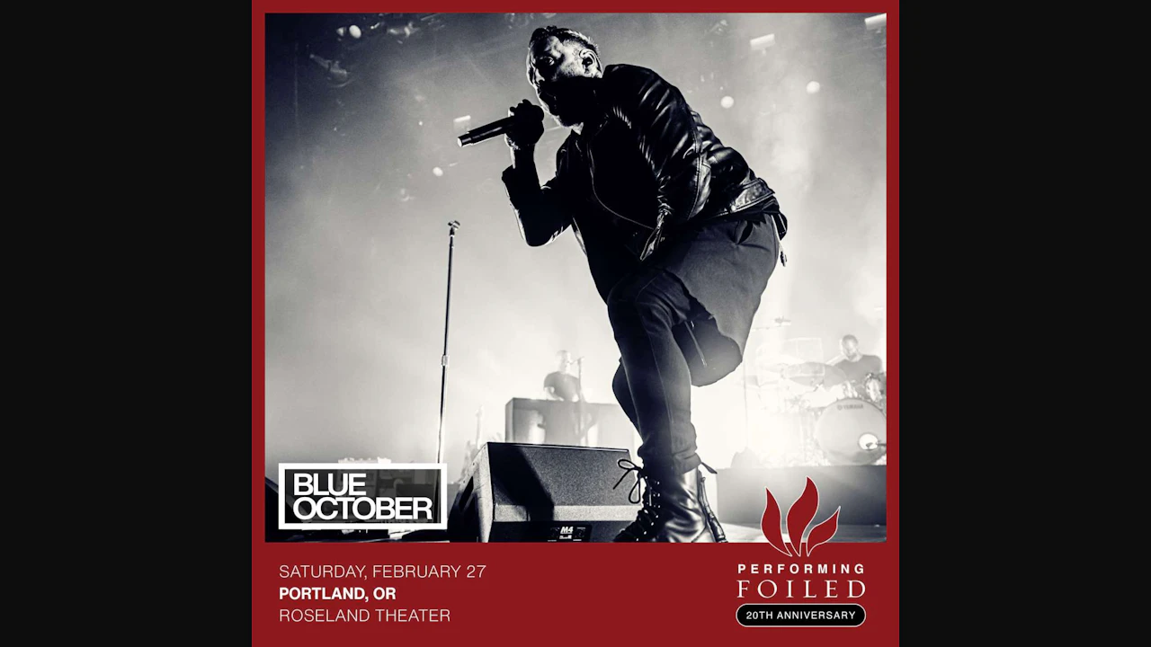 Blue October: Foiled 20th Anniversary World Tour