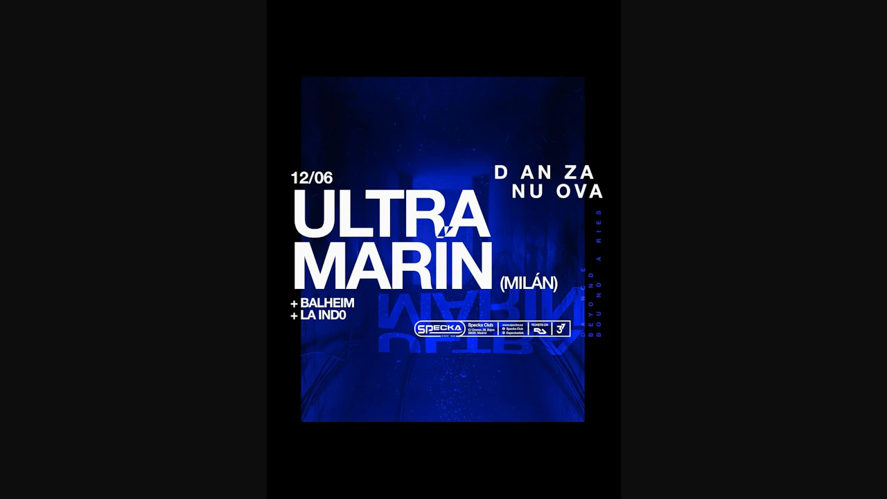 Ultramarín + Balheim + LA Ind0 I Danza Nuova