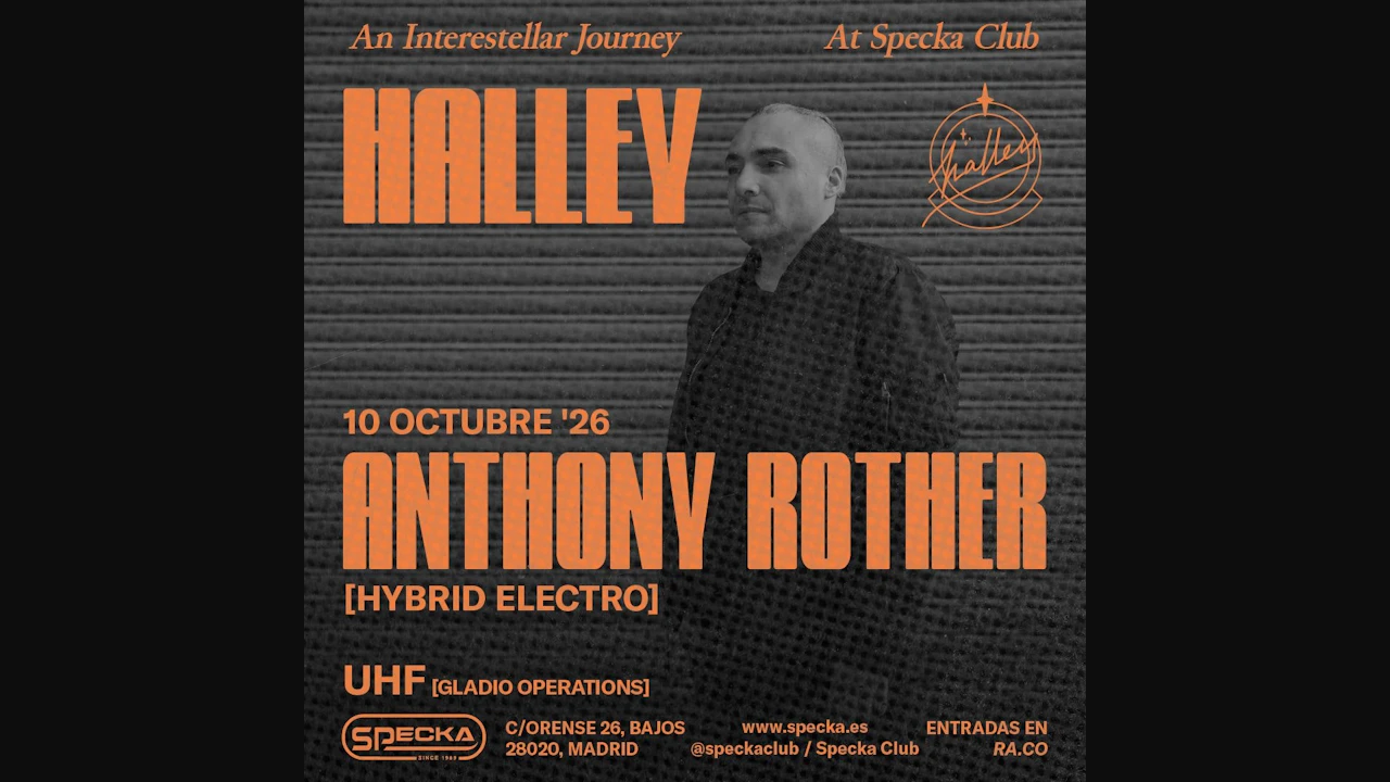 Anthony Rother | Halley Club SOLO ENTRADAS EN PUERTA