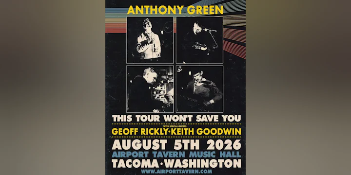 Anthony Green - This Tour Won't Save You
