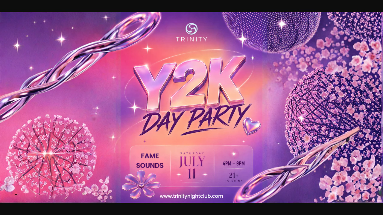 Y2k Rewind at Trinity- Seattle’s #1 Day Party