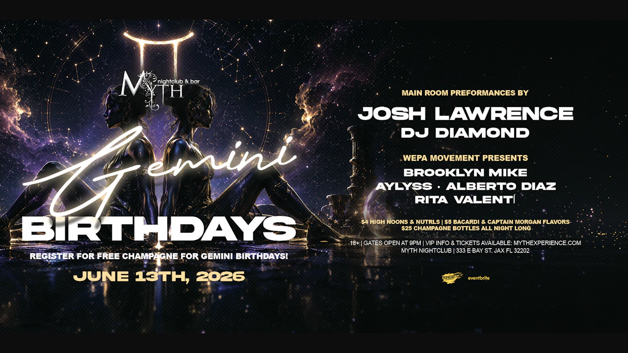 Gemini Birthday Party Night feat. JOSH LAWRENCE