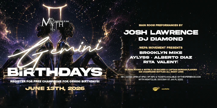 Gemini Birthday Party Night feat. JOSH LAWRENCE