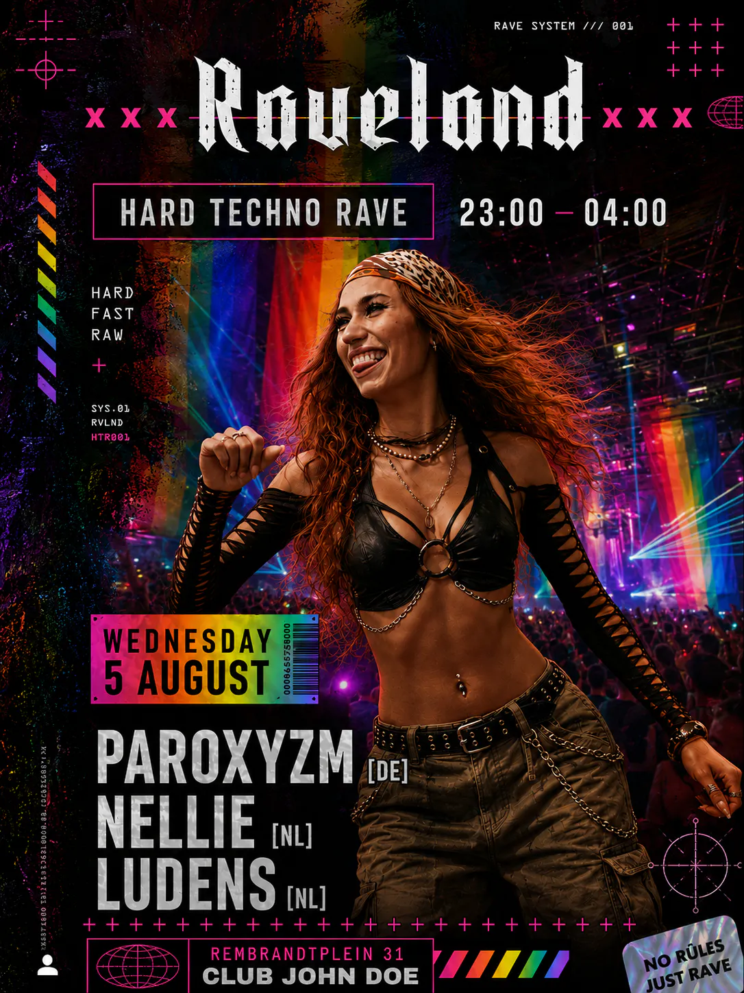 RAVELAND: Hard Techno Rave with Paroxyzm [DE], Djaygo & Ludens