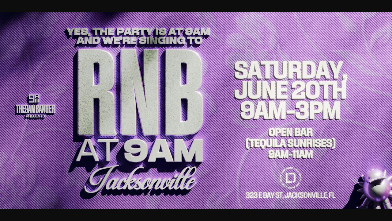 The9ambanger Presents Rnb at 9am @ Decca Live