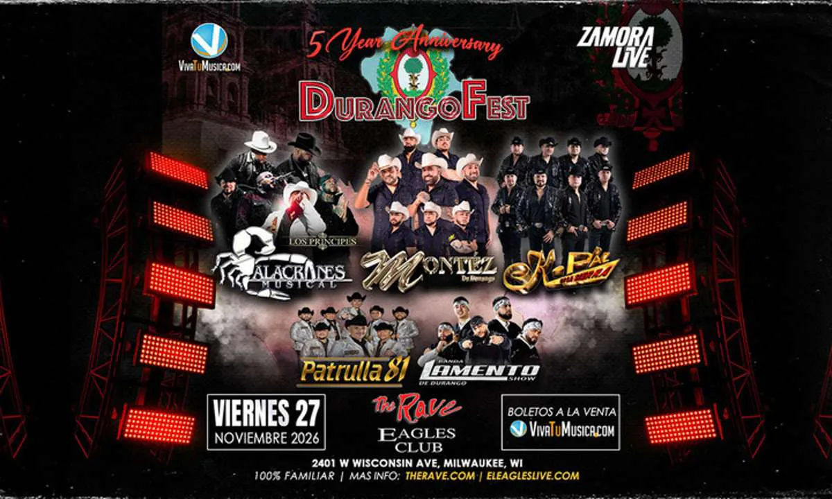 DURANGO FEST - Alacranes Musical, Montéz de Durango, K-Paz De La Sierra, Patrulla 81, Banda Lamento Show de Durango