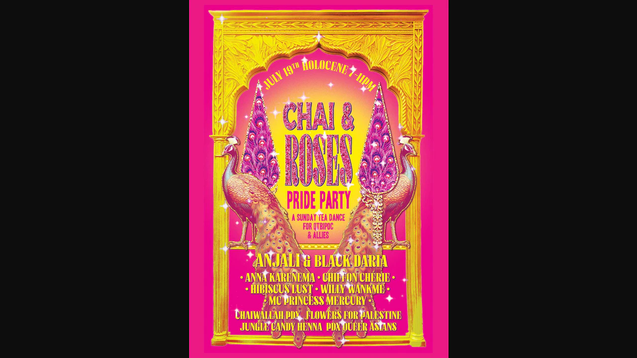 Chai & Roses Pride Party: A Sunday Tea Dance for QTBIPOC & Allies