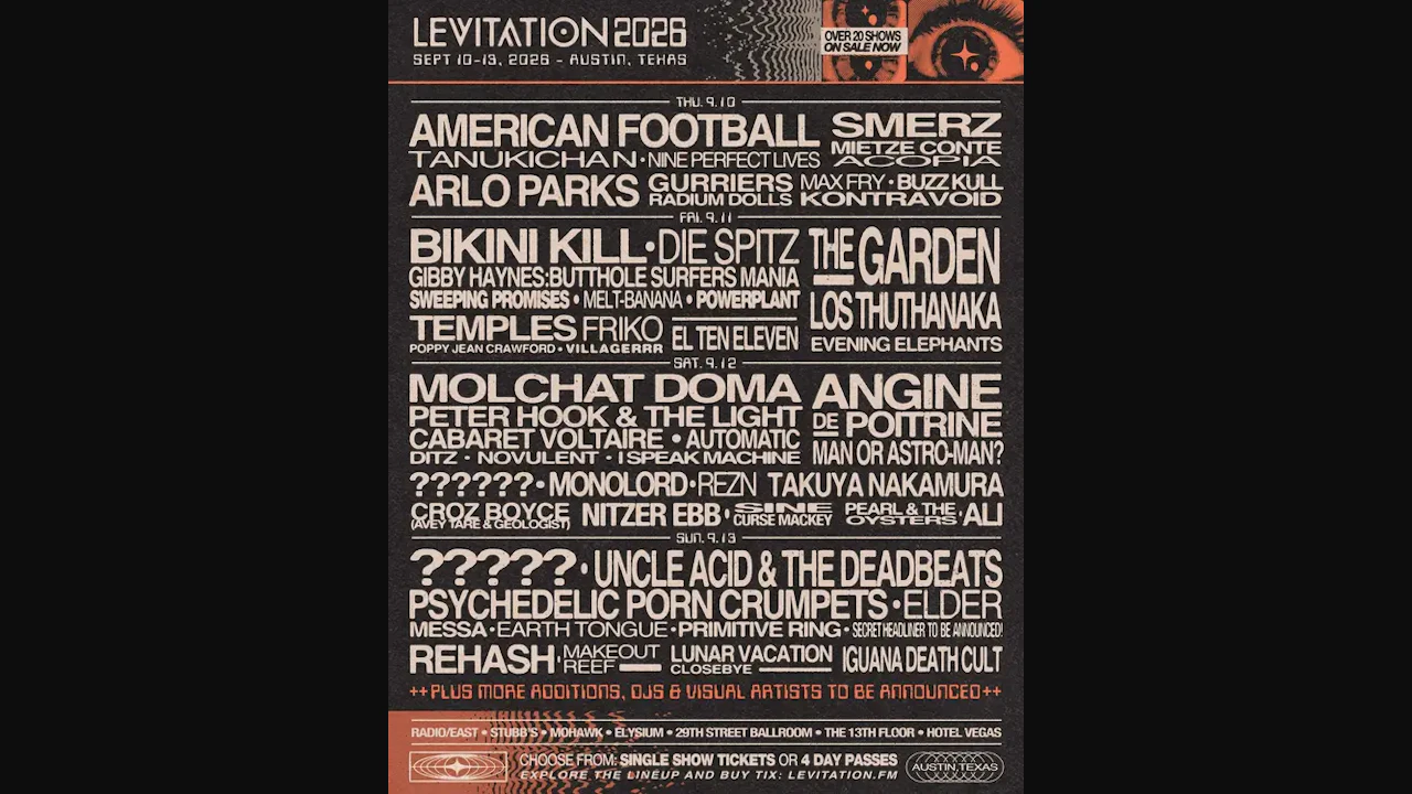 Levitation 2026 - Day 1