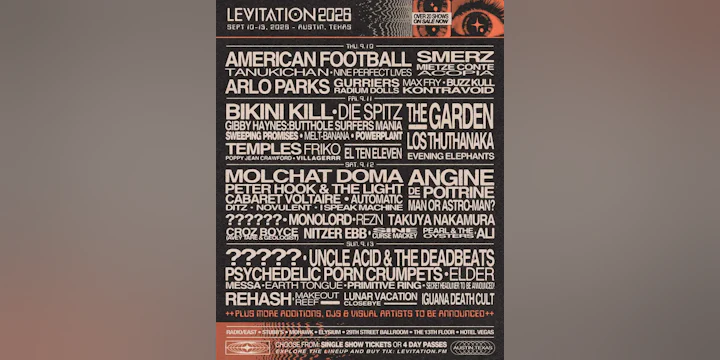 Levitation 2026 - Day 1