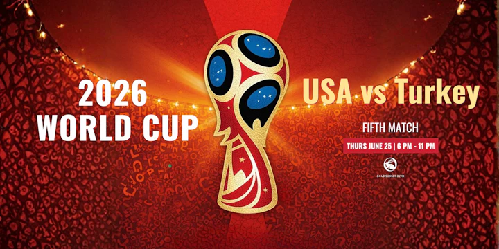 World Cup 2026 Viewing Party: USA vs. Turkey @ Hotel Ziggy