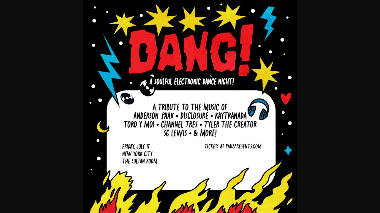 DANG! - A Soulful Electronic Dance Night