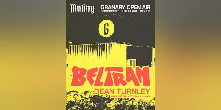 Beltran @ Granary Open Air (21+)