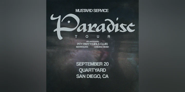 Mustard Service, Pity Party (Girls Club), Manwolves, Chicano Mosh