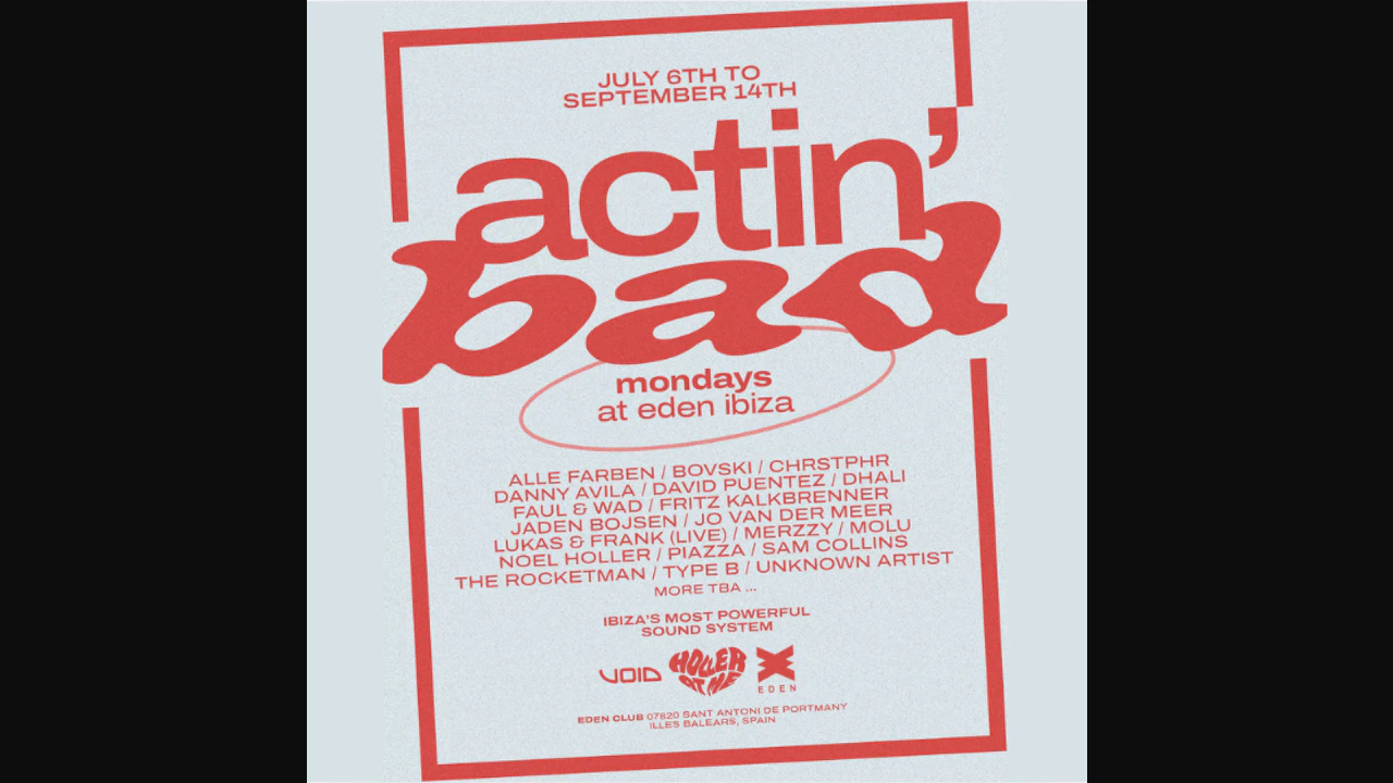 Actin' Bad