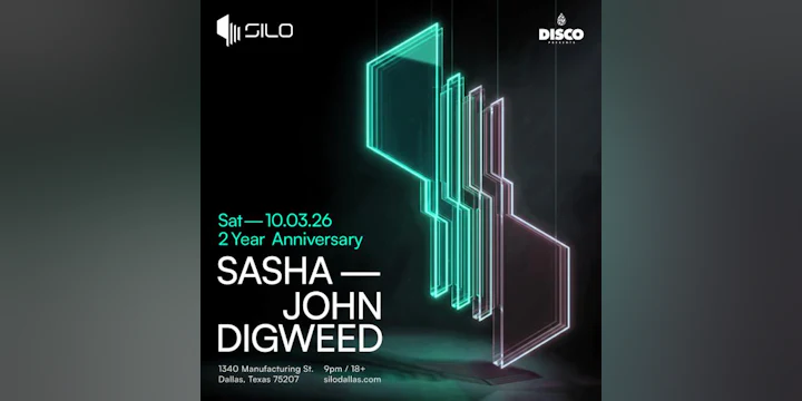 Sasha & John Digweed: SILO 2 Year Anniversary