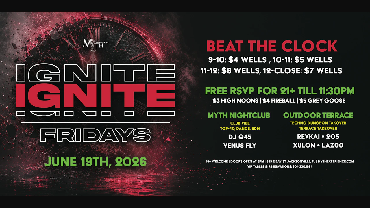 Myth Nightclub Presents: Ignite Fridays - Beat The Clock