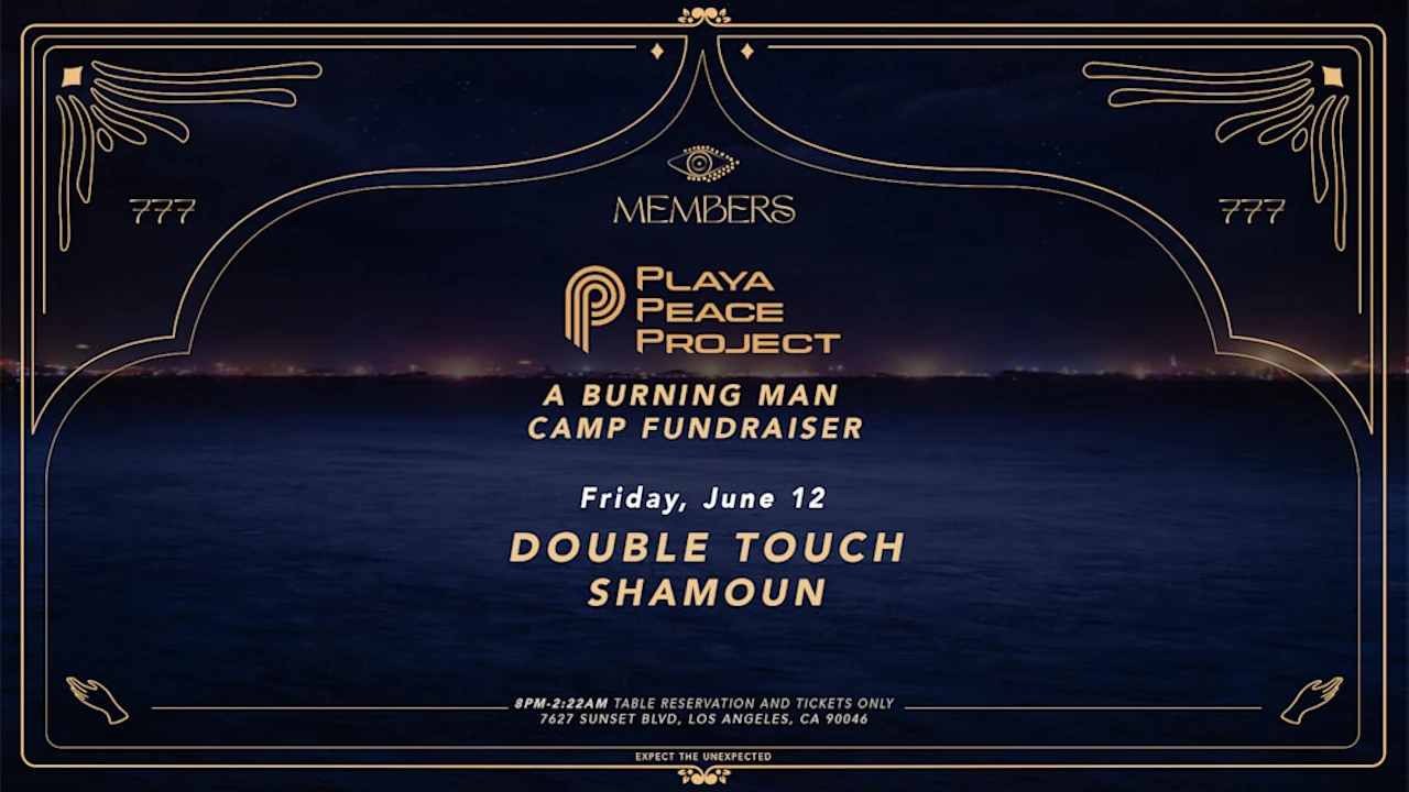 Members X Playa Peace Project Presents: Double Touch|Shamoun