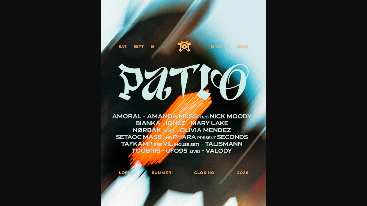Patio - Summer Closing