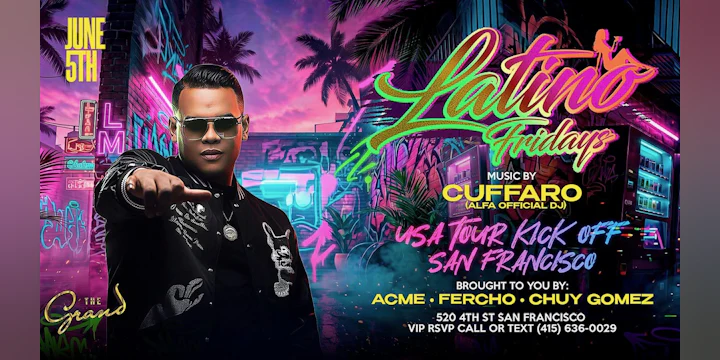 Latino Fridays By DJ CUFFARO