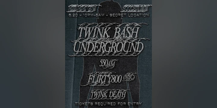 Twink Bash: Underground