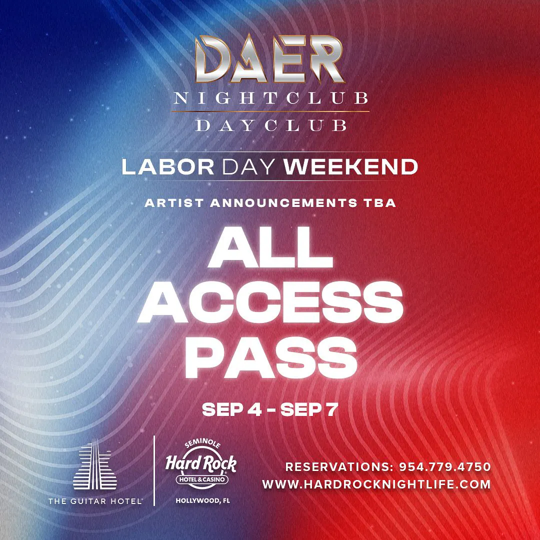 Labor Day Weekend 2026 All Access Pass