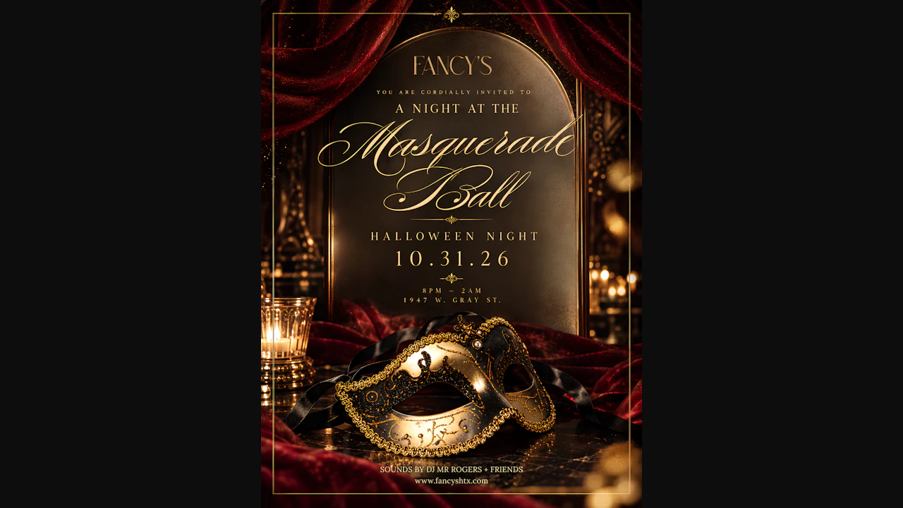 Halloween Masquerade Ball at Fancy's