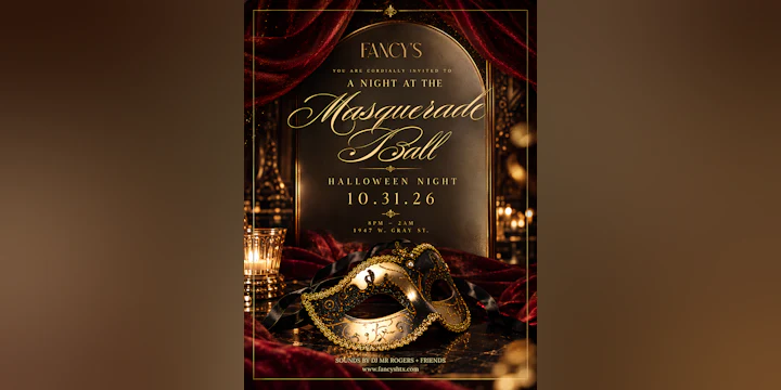 Halloween Masquerade Ball at Fancy's