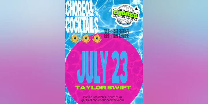 Choreo & Cocktails: Taylor Swift Night